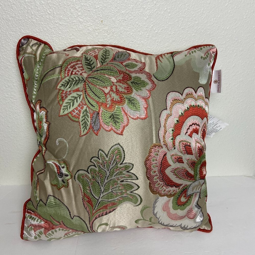 Paula Deen Pillow Embroidered 18" x 18"